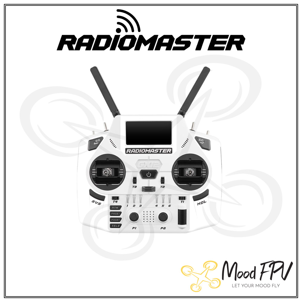 Radiomaster GX12 Crush White
